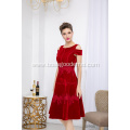 Fall Boat Neck Simple Elegant Formal Party Evening Dress Banquet